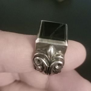 KING BABY " Black Onyx' Mens Ring